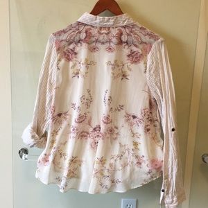 Gorgeous Free People Button Up Blouse
